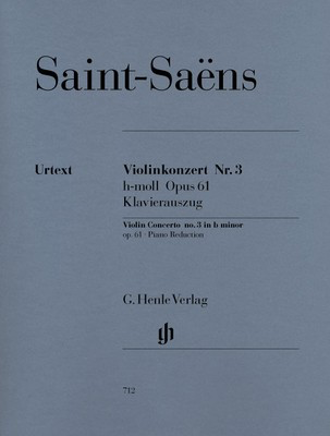 Violin Concerto No 3 in B minor Op 61 Urtext Edition Violin/Piano Sheet Music