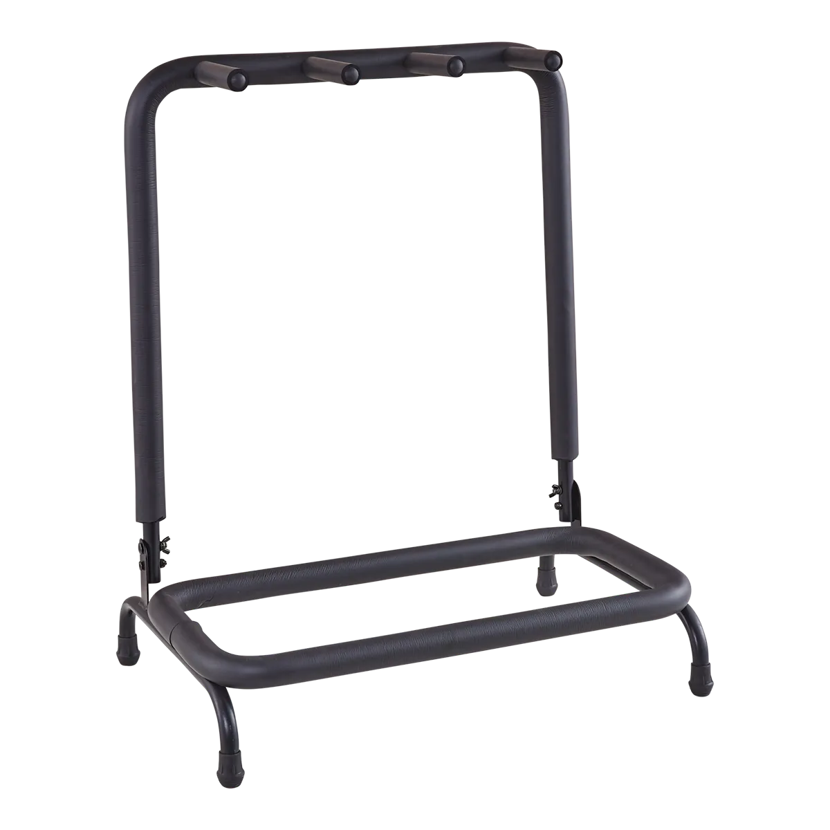 DCM GSL3 3-Unit Fully Padded Guitar Stand - Fits Acoustic, Electric, Bass - Folds for Easy Storage