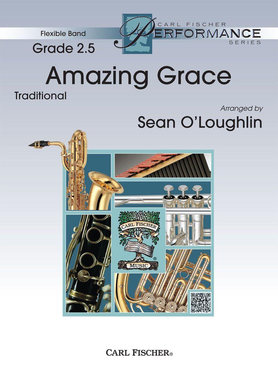 Amazing Grace Concert Band Sheet Music by Sean O'Loughlin