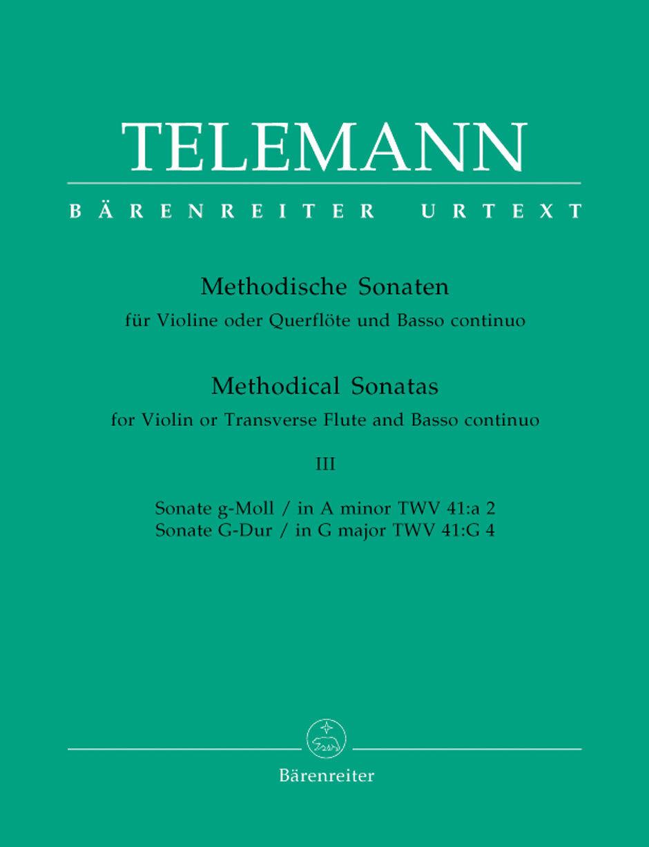 Twelve Methodical Sonatas Volume 3 for Flute and Piano