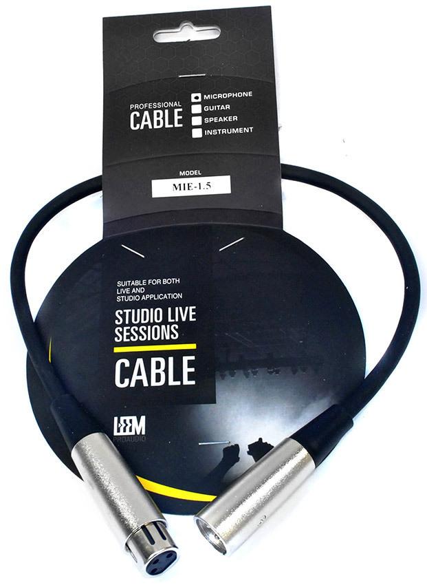 Leem 1.5ft XLR Male to XLR Female Microphone Cable