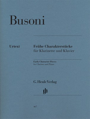 Early Character Pieces for Clarinet and Piano Sheet Music