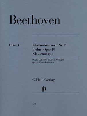Beethoven - Concerto #2 Op.19 in B flat Major for 2 Pianos 4 Hands - Henle HN434