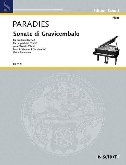 Sonatas for Harpsichord Book 1 Nos 1-6 Sheet Music
