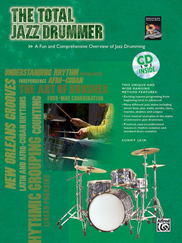 Total Jazz Drummer Book and CD - Percussion Sheet Music for Beginners to Advanced