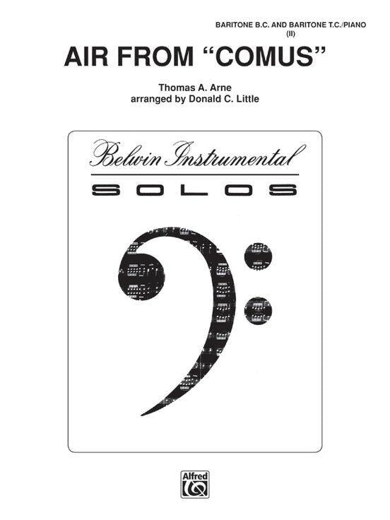 Air from Comus for Baritone and Piano Sheet Music