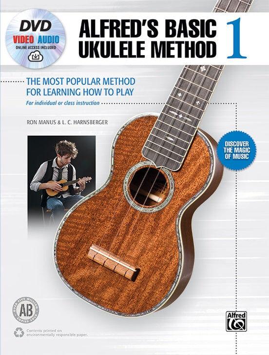 Alfred's Basic Ukulele Method Book 1 with DVD
