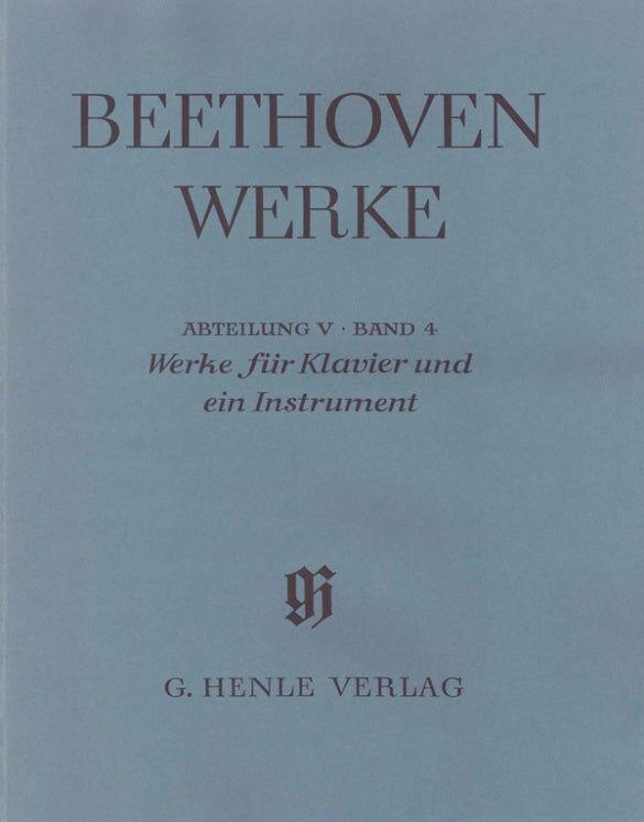 Beethoven Works for Piano and One Instrument - Henle Edition