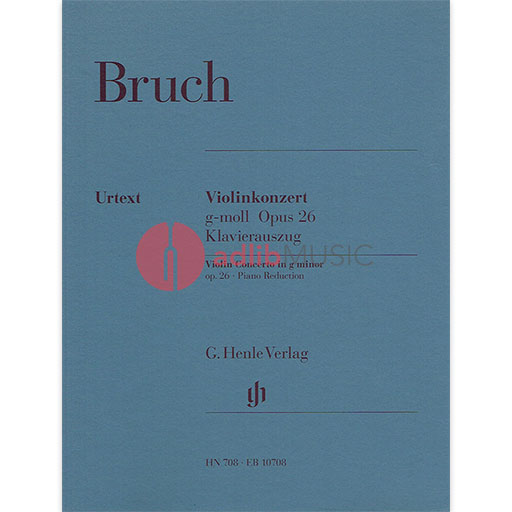 Bruch - Concerto in G minor Op. 26 - Violin and Piano Accompaniment - Henle HN708