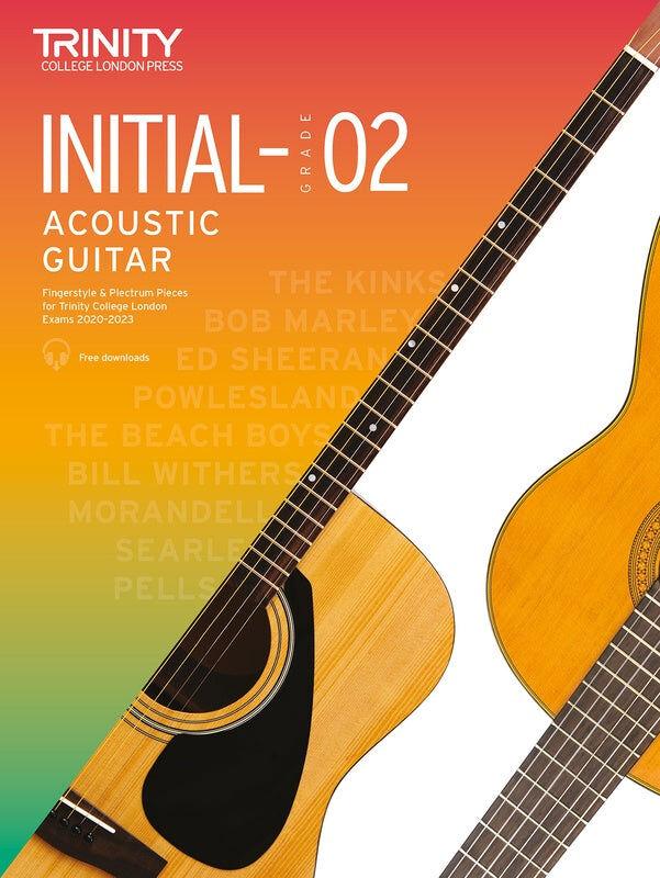Trinity Acoustic Guitar Pieces 2020-23 Initial to Grade 2 Exam Book