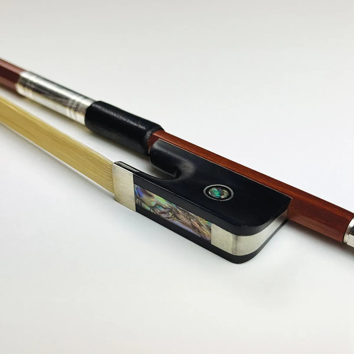 Vivo Student Plus Cello Bow 3/4 Size with Octagonal Brazil Wood Stick and Ebony Frog