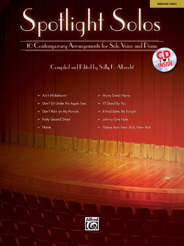 Spotlight Solos Vocal Sheet Music BK/CD Med High