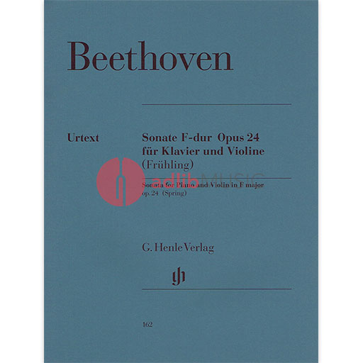 Beethoven - Sonata in F Major Op. 24 "Spring" for Violin/Piano Accompaniment edited by Rostal Henle HN162