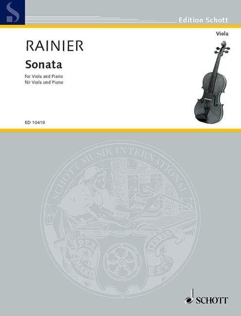 Sonata for Viola and Piano Sheet Music