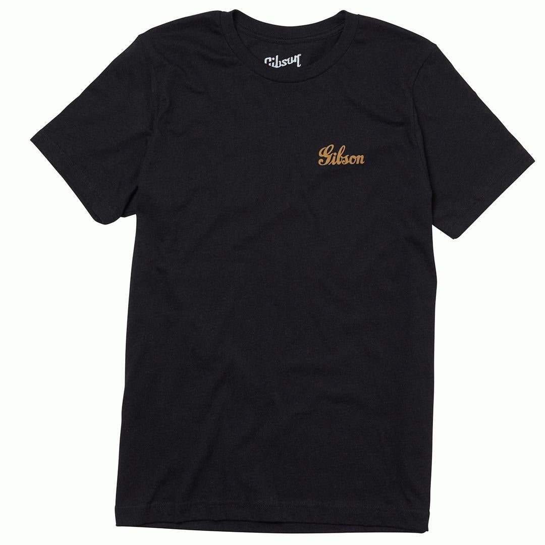 Gibson Banner Gold Logo Tee X Small