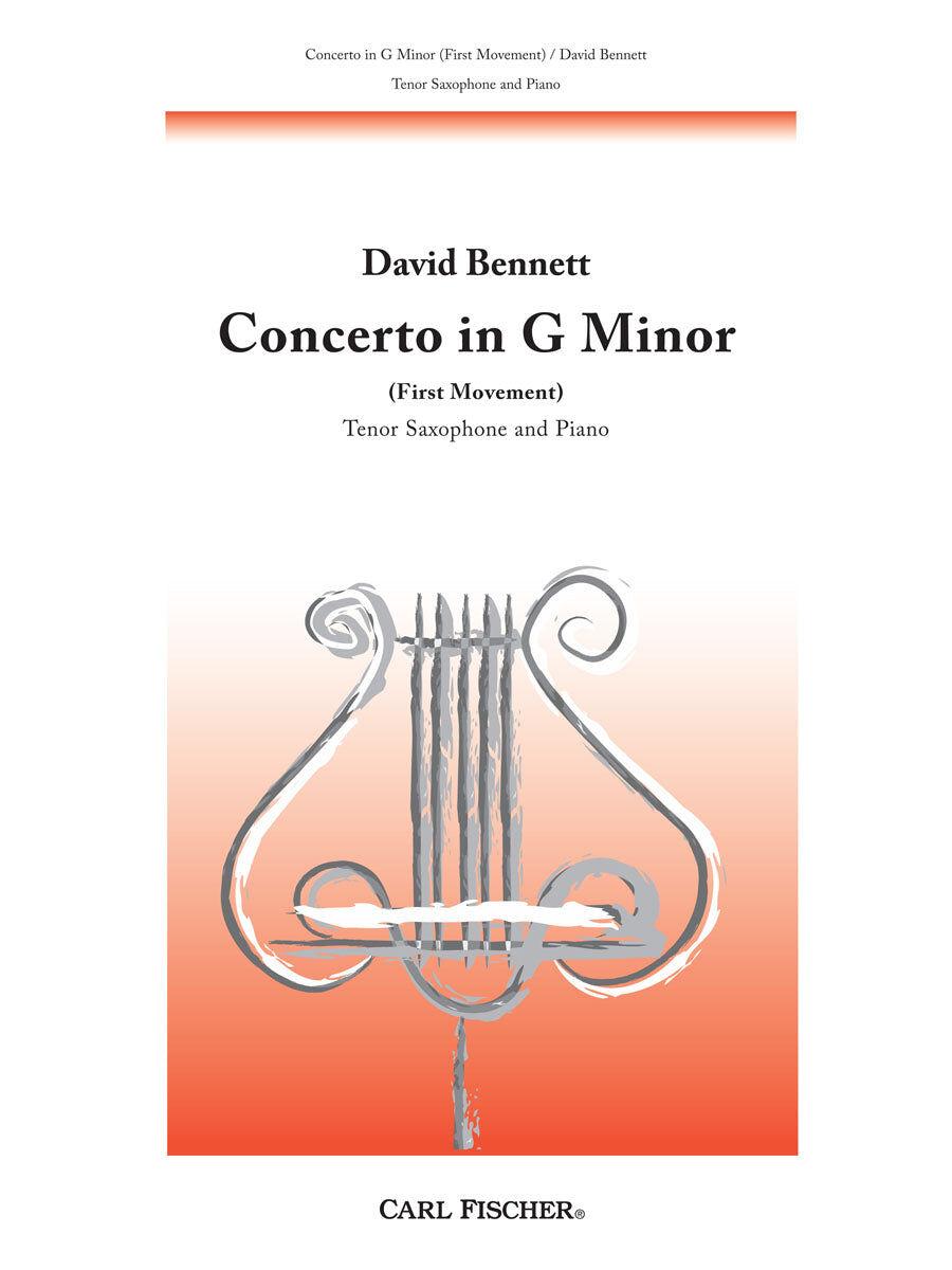 Bennett - Concerto in G Minor 1st Movement for Tenor Saxophone and Piano Accompaniment Fischer W1736