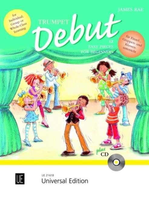 Trumpet Debut 12 Easy Pieces for Beginners Book with CD