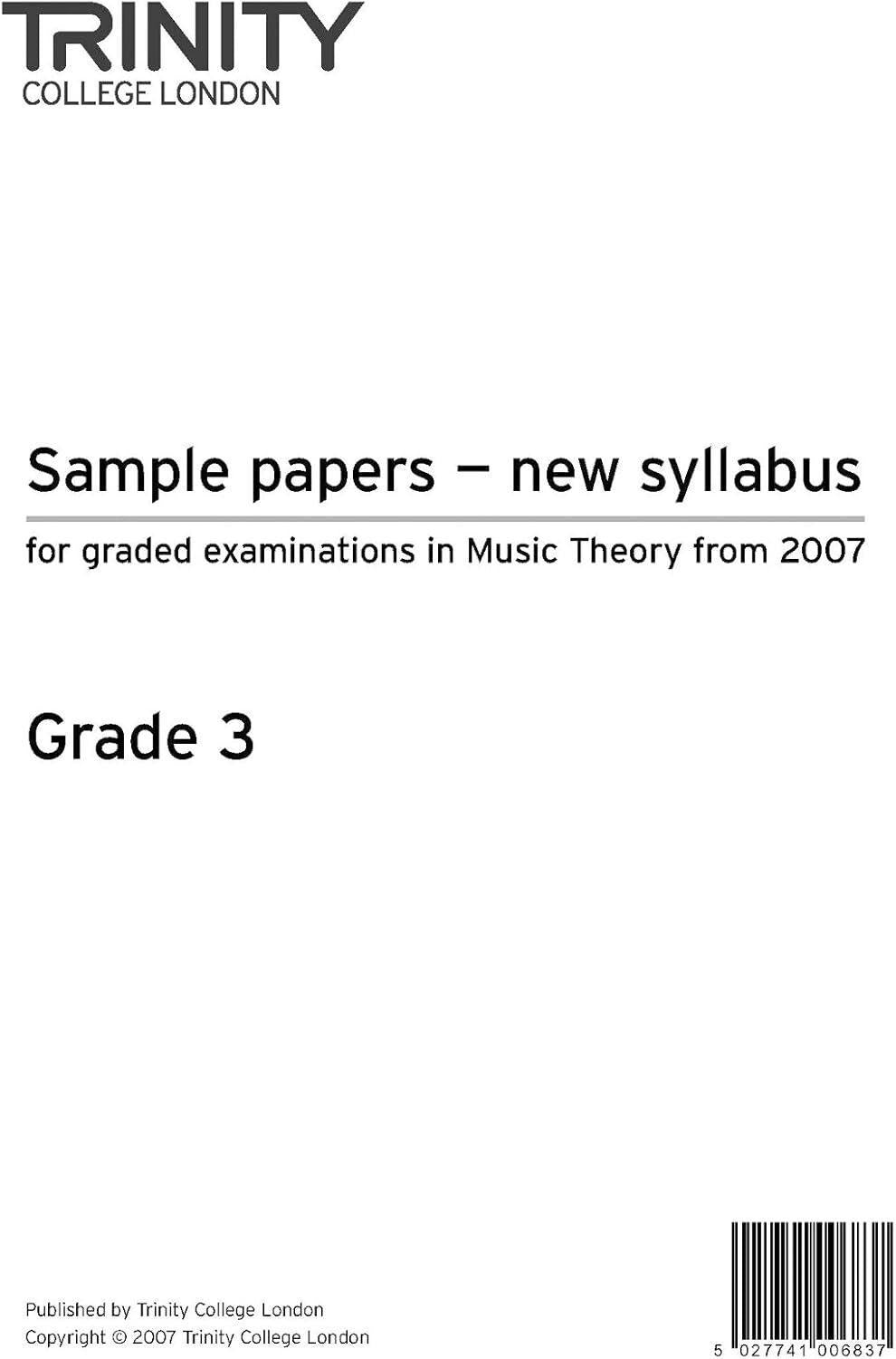 Trinity Theory of Music Sample Papers for Grade 3