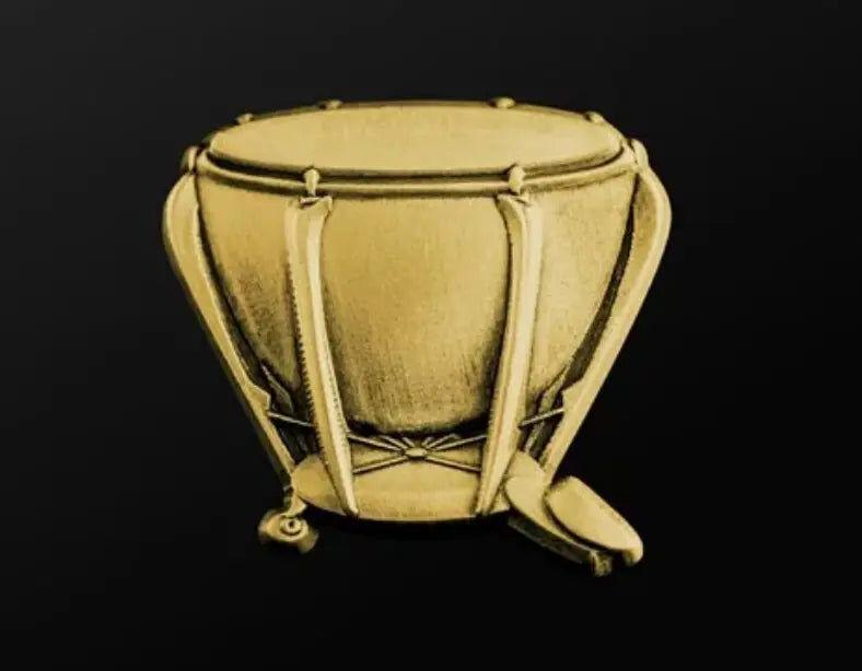 Musician Designer Gold Timpani Pin