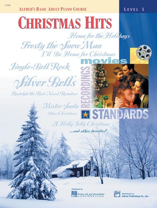 Alfred's Basic Adult Piano Course: Christmas Hits Book 1 - Piano Sheet Music