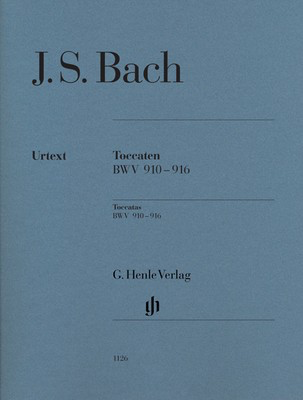 Toccatas BWV 910-916 Piano Sheet Music