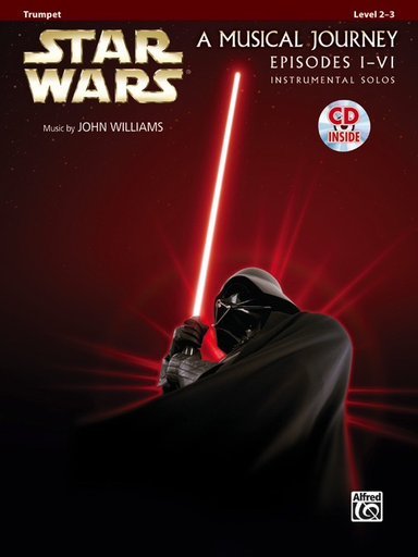 Star Wars A Musical Journey Instrumental Solos 1-6 Trumpet Book with CD