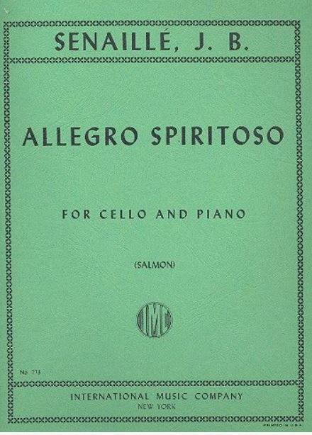 Allegro Spiritoso for Cello and Piano - Senaille Jean-Baptiste IMC773