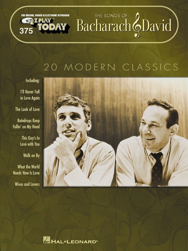 The Songs of Bacharach and David — E-Z Play Today No. 375 (Hal Leonard)