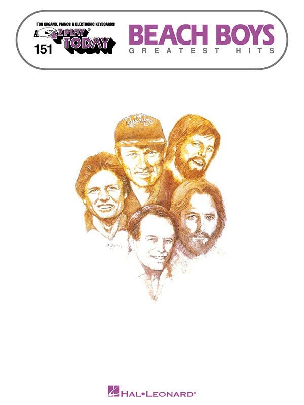 Beach Boys Greatest Hits E-Z Play Keyboard Songbook 56 pages Hal Leonard