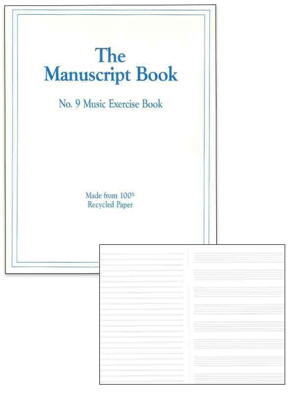 Manuscript Book 9 — Interleaved, 9-Stave, 26pp (All Music Publishing)