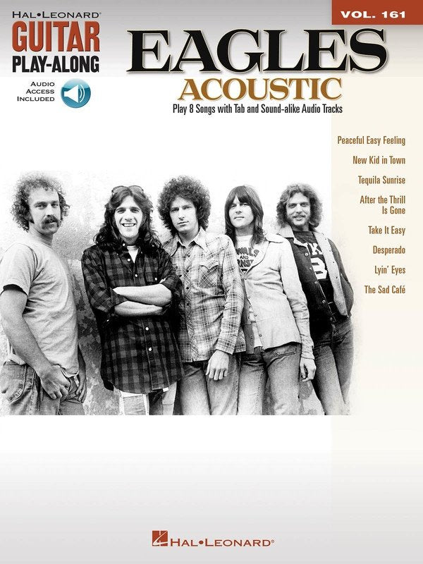 Eagles — Acoustic Guitar Play-Along Vol. 161 — Book/Online Audio (Hal Leonard)
