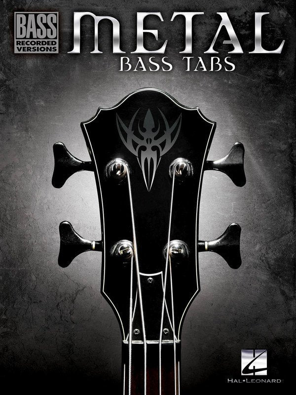 Metal Bass TAB — Bass Recorded Versions (Hal Leonard)