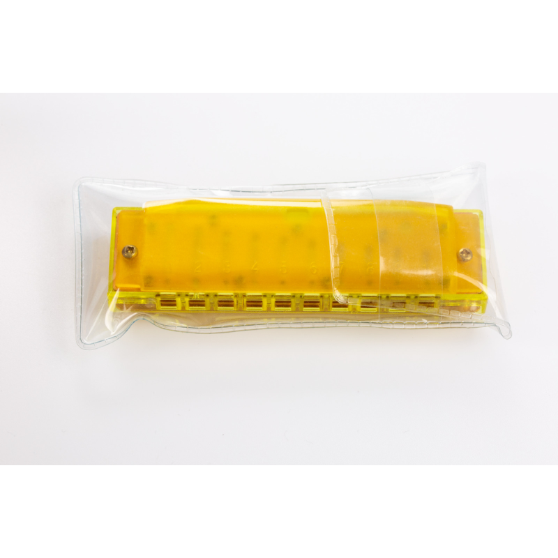 Hohner Translucent Diatonic Harmonica C Yellow — view 4