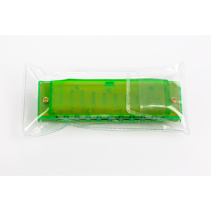 Hohner Translucent Diatonic Harmonica C Green — view 4