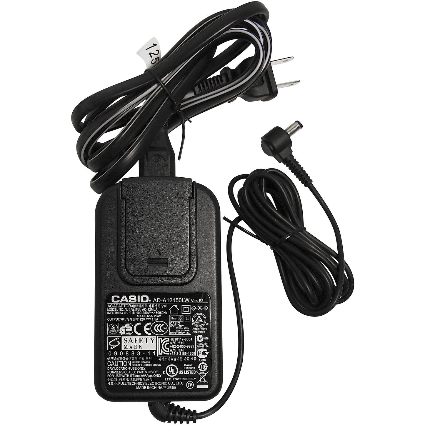Casio AC Adaptor for PX130/160 PX730/760 AP220/260 CTK Keyboards 12V 1.5A — view 6