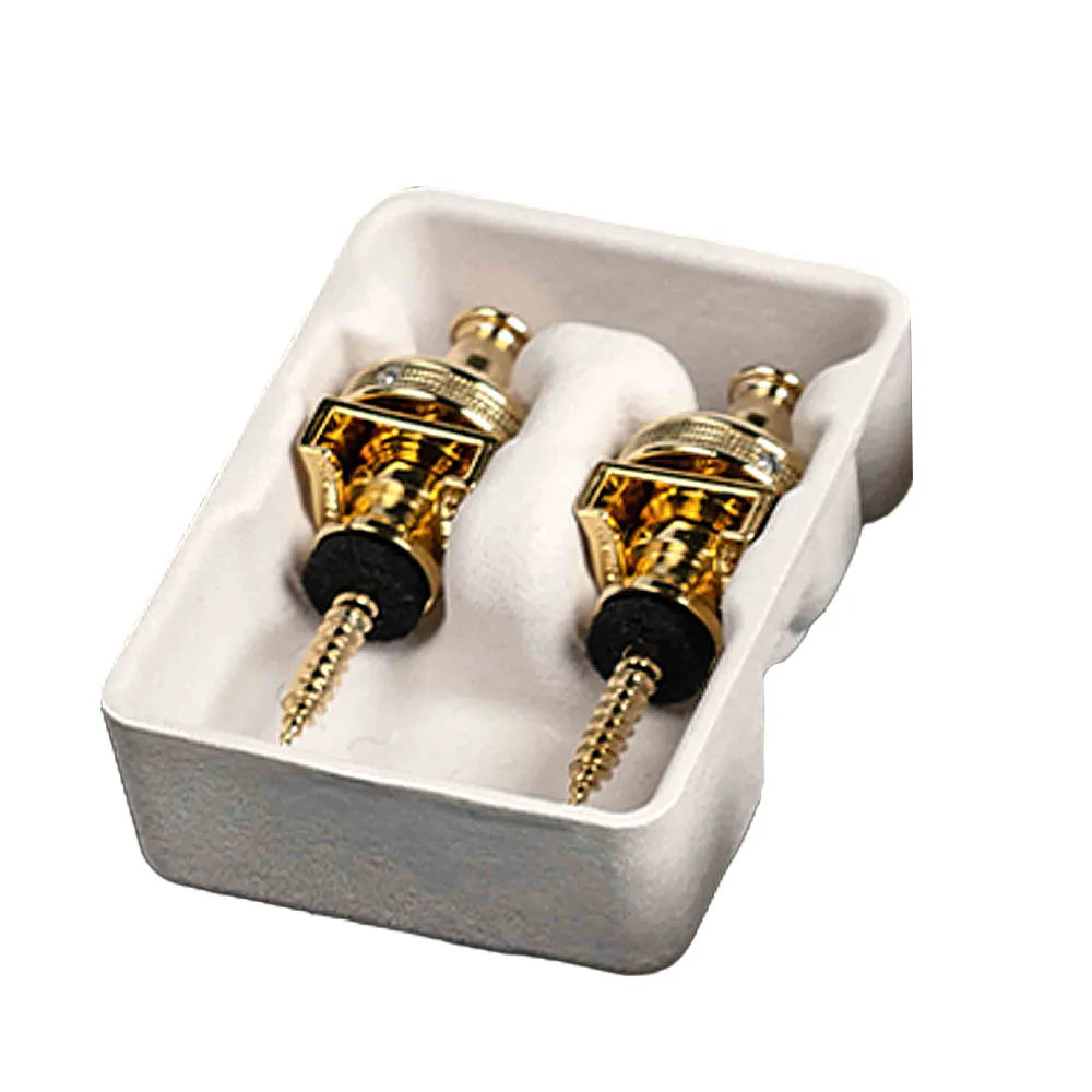 Schaller S-Locks M (Pair) 14010401 - Black Chrome Strap Locks with Lock-Wheel for Maximum Safety and Compatibility — view 6