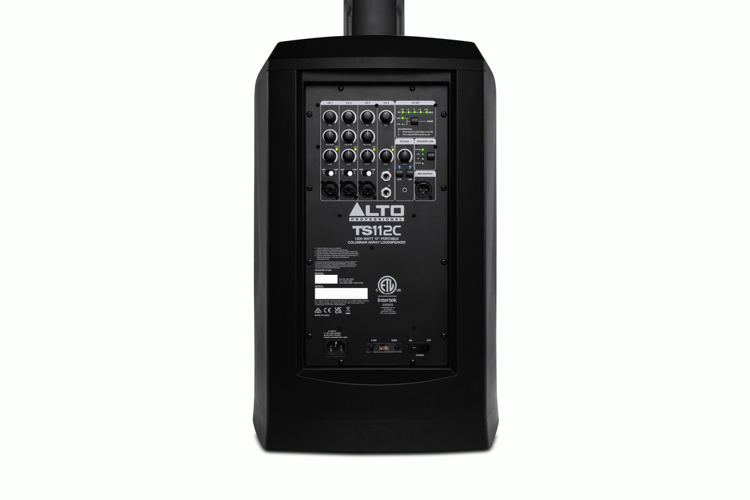 Alto Professional TS112C Column PA System 1200W w/ 12inch Powered Subwoofer - view 7