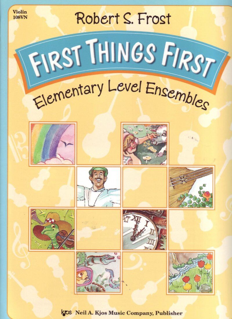 First Things First - Violin Sheet Music for Elementary String Orchestra