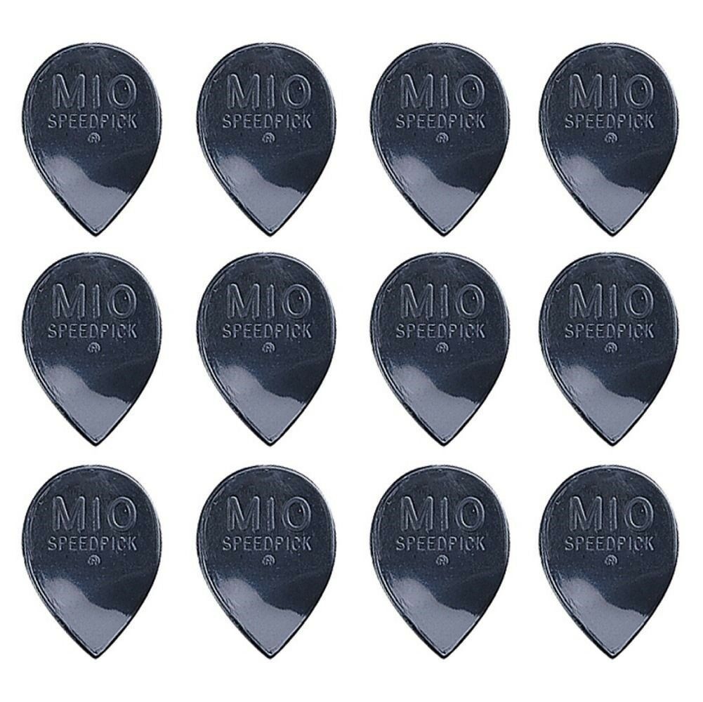 12 x Jim Dunlop M10 Speedpick Jazz Guitar Picks 0.71mm Medium