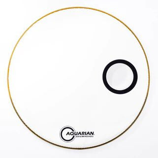 Aquarian SMPTCC22W Ported Fr Bass White Drumhead