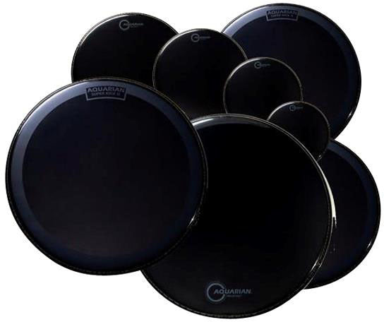 Aquarian 10" Reflector Black Mirror Finish Drumhead — view 2