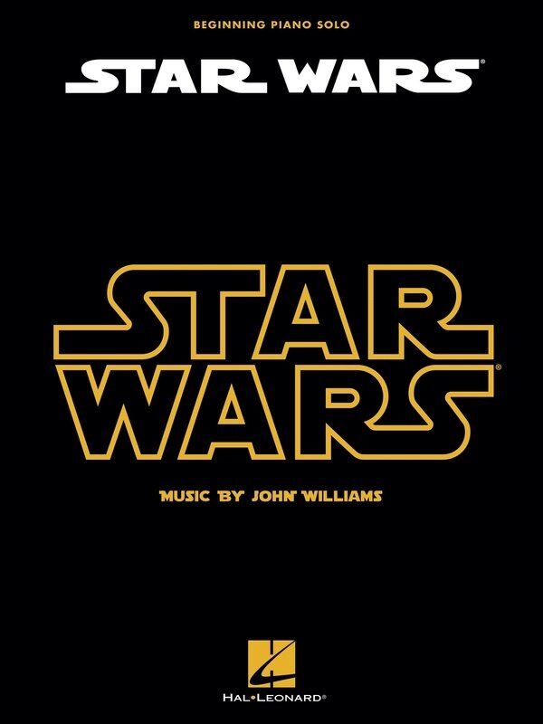 Star Wars for Beginning Piano Solo Songbook by Hal Leonard, 32 Pages, Easy Arrangements for Piano Students