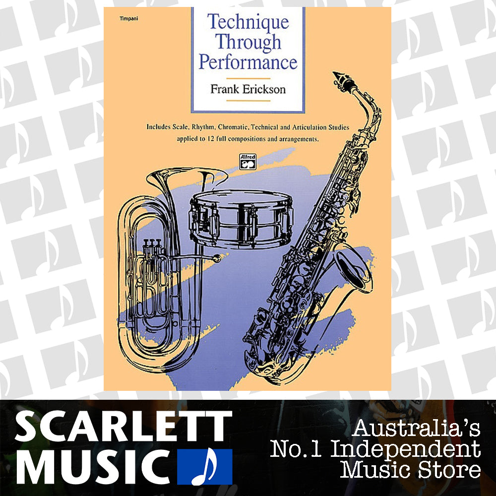 Technique Through Performance Timpani Sheet Music — view 2