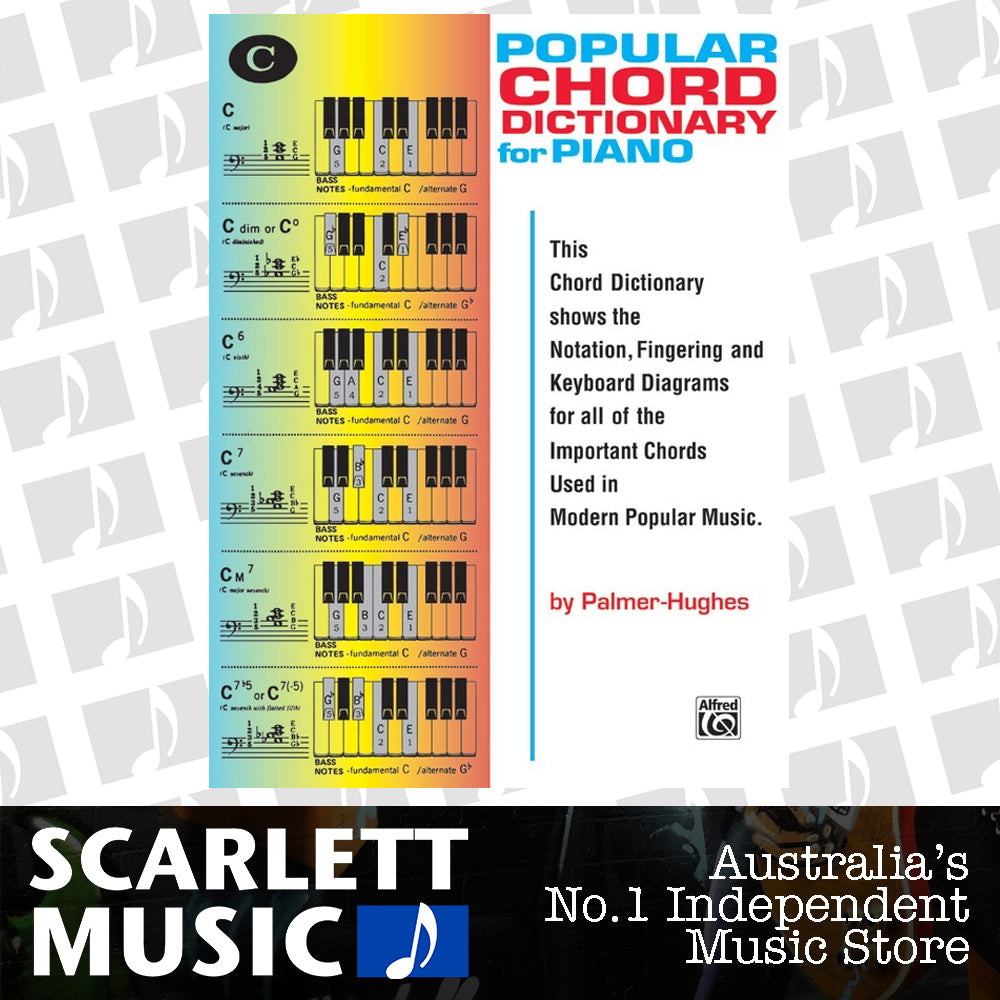 Popular Chord Dictionary For Piano — view 2