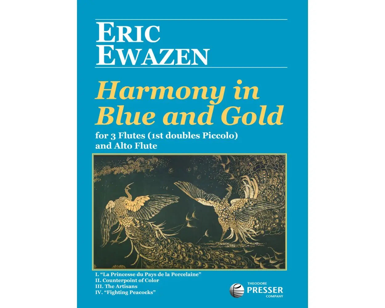 Harmony in Blue and Gold - Flute Quartet Sheet Music