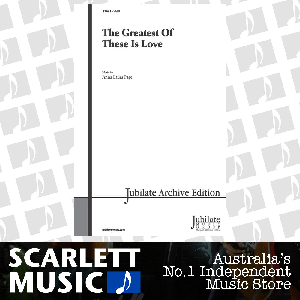 Greatest Of These Is Love SATB W/Opt Flute — view 2