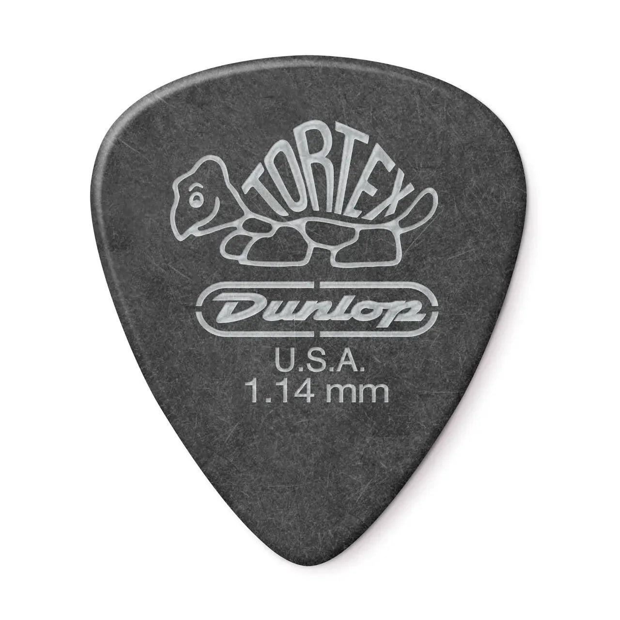 JIM DUNLOP 1.14MM TORTEX BLACK GOLD PICK (Single)