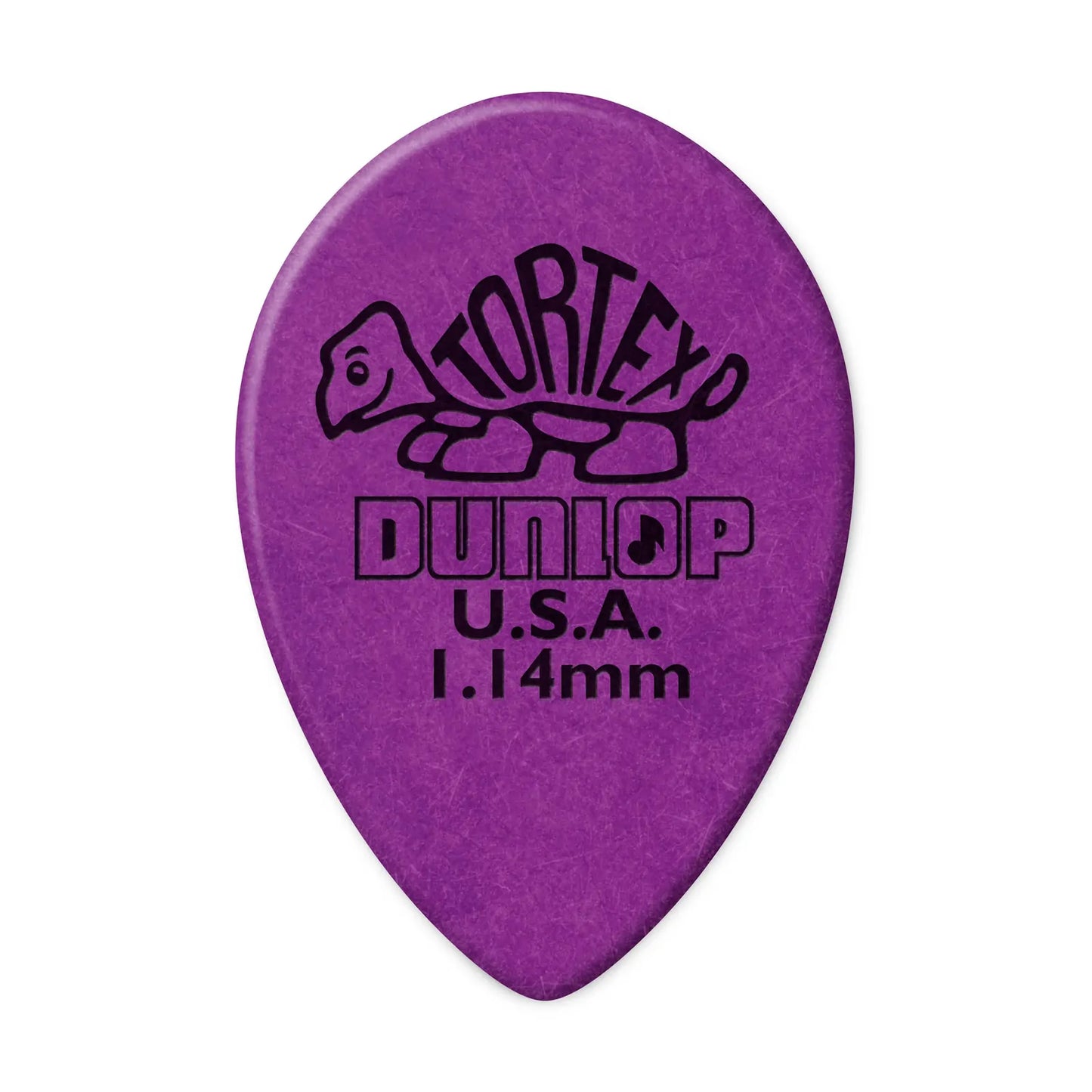 Jim Dunlop 1.14MM Tortex Small Guitar Pick - Teardrop Shape (Single)