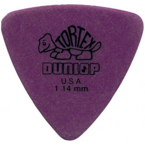 72 x Dunlop Tortex Triangle 1.14MM Gauge Guitar Picks, Bass