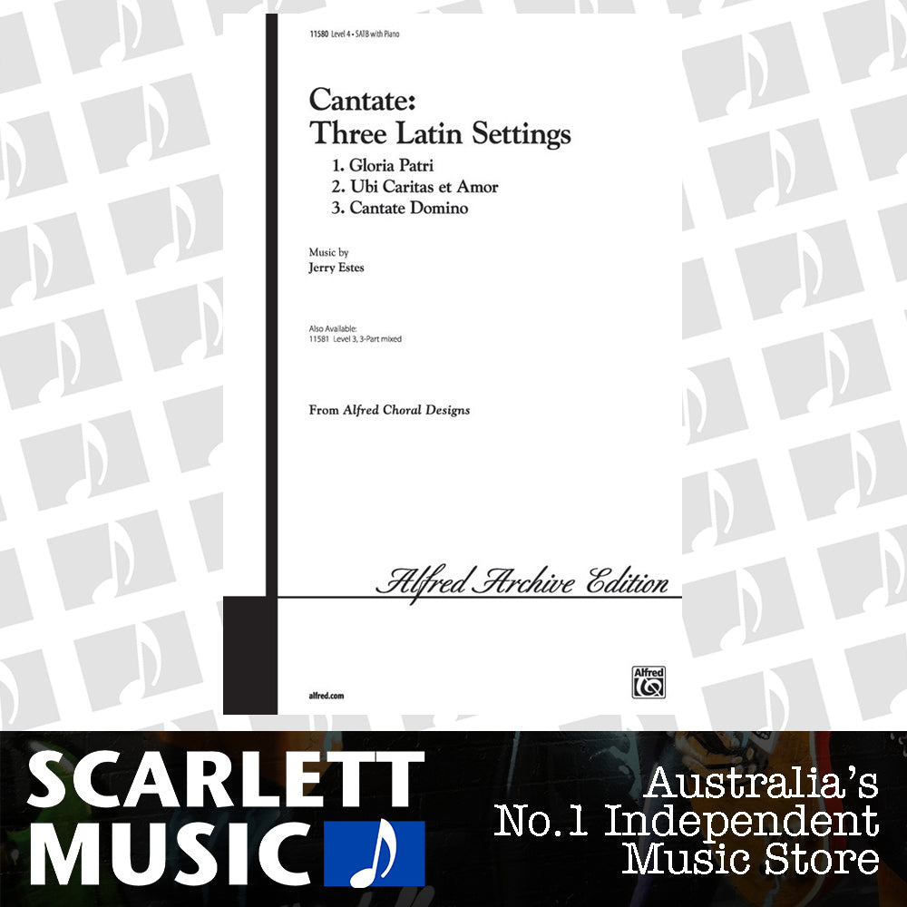 Cantate Three Latin Settings SATB — view 2